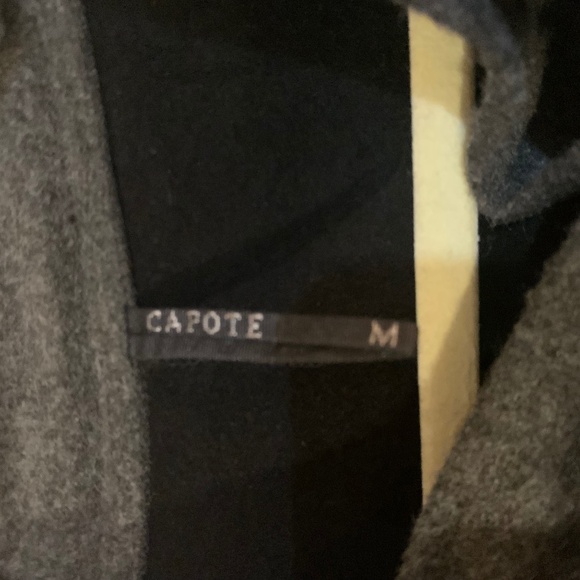 Capote Black/Gray Pants/Jacket Set sz M - Picture 4 of 9